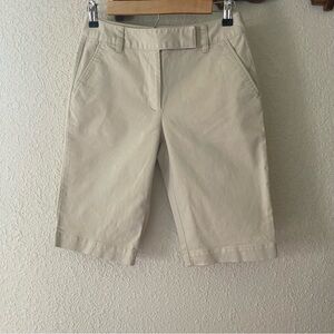Talbots Cream Women's Bermuda Shorts Sz 4